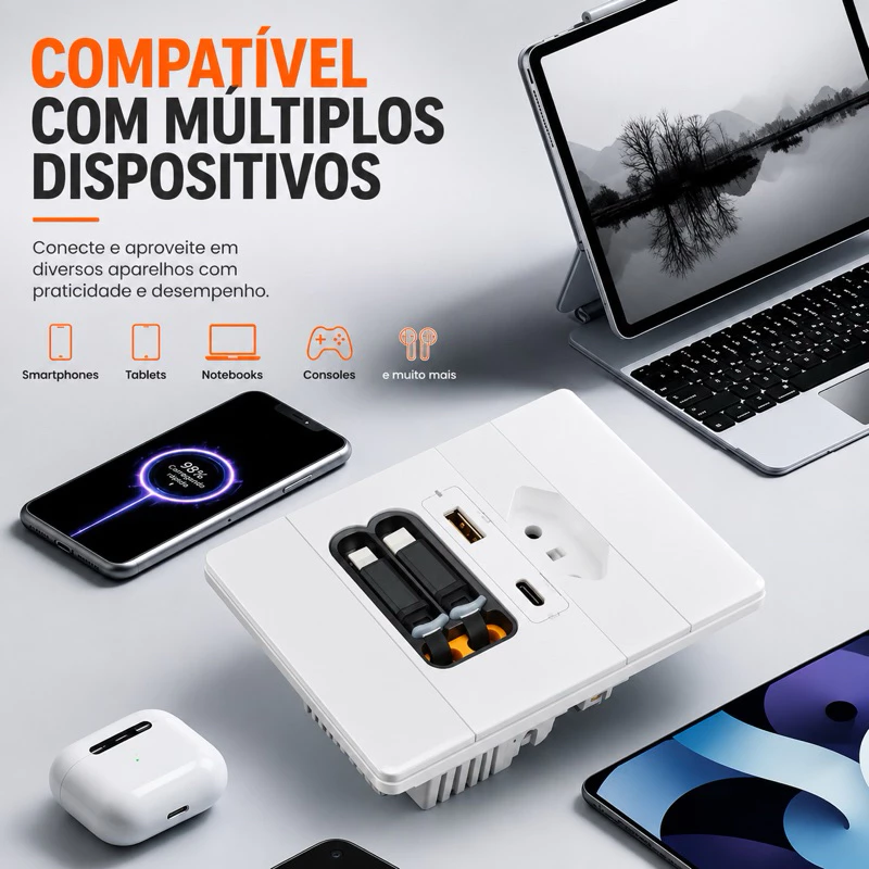 Compatível com múltiplos dispositivos